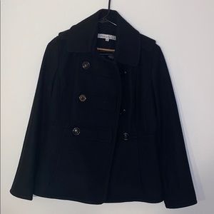 Black Pea Coat - Kenneth Cole